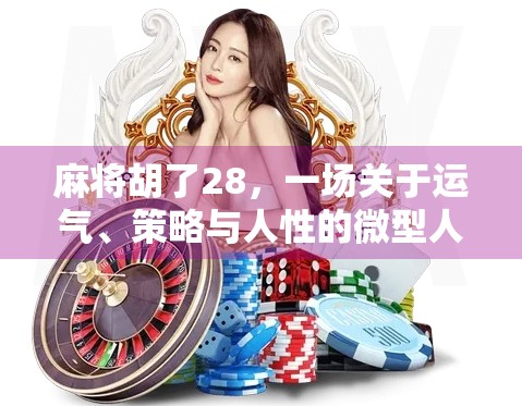 麻将胡了28,一场关于运气、策略与人性的微型人生剧场 麻将胡了28,一场关于运气、策略与人性的微型人生剧场