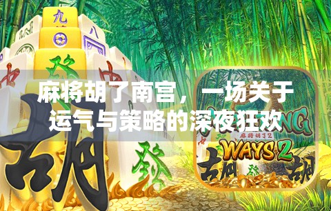 麻将胡了南宫，一场关于运气与策略的深夜狂欢