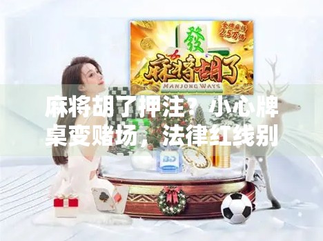 麻将胡了押注？小心牌桌变赌场，法律红线别踩！