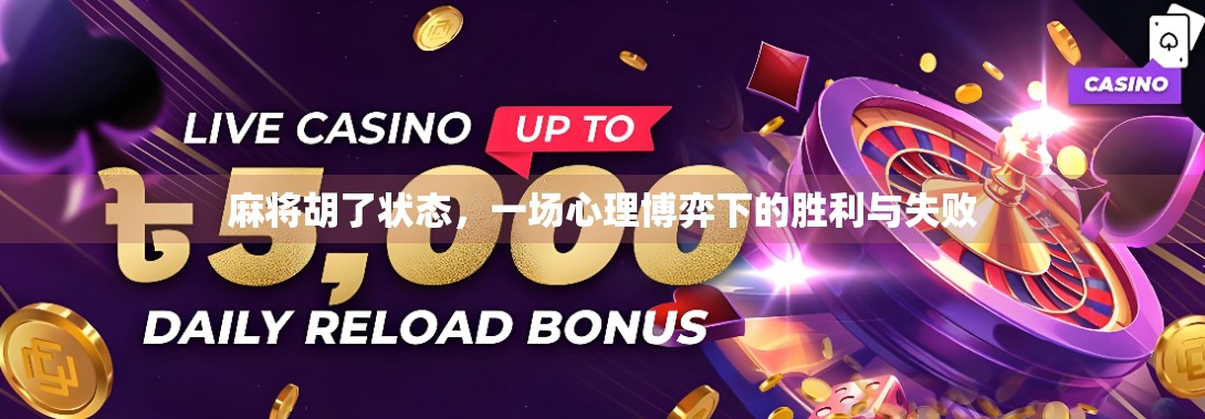 麻将胡了状态，一场心理博弈下的胜利与失败