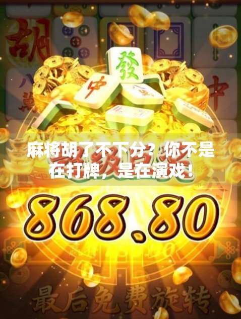 麻将胡了不下分？你不是在打牌，是在演戏！