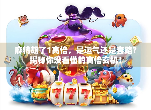 麻将胡了1高倍，是运气还是套路？揭秘你没看懂的高倍玄机！