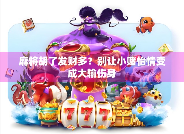 麻将胡了发财多?别让小赌怡情变成大输伤身 麻将胡了发财多?别让小赌怡情变成大输伤身