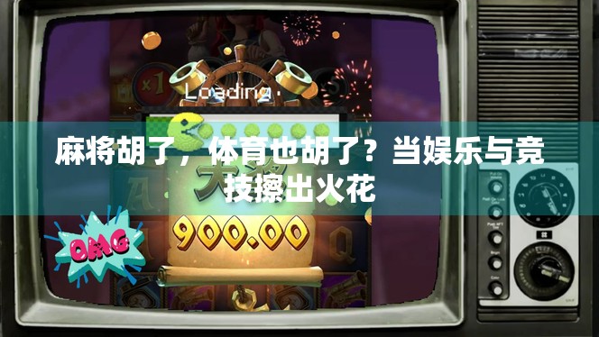 麻将胡了，体育也胡了？当娱乐与竞技擦出火花