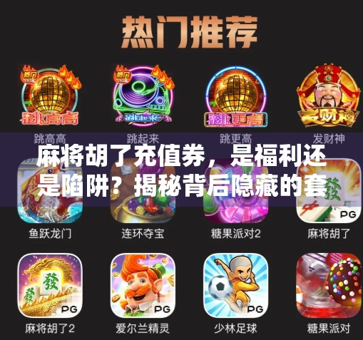 麻将胡了充值券，是福利还是陷阱？揭秘背后隐藏的套路！