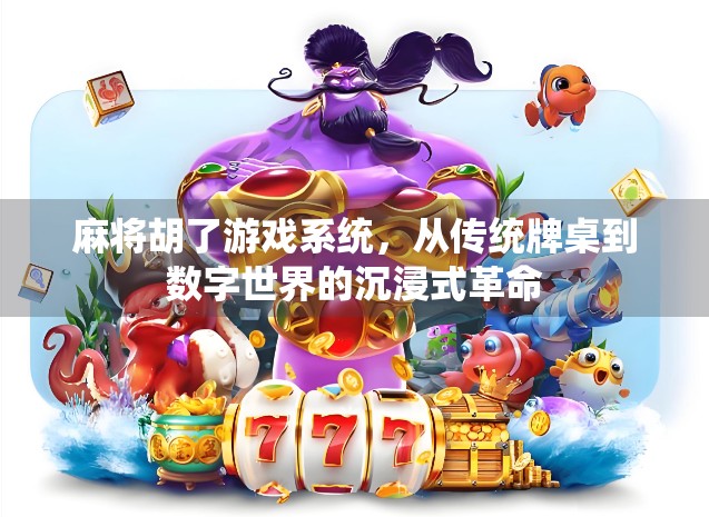 麻将胡了游戏系统,从传统牌桌到数字世界的沉浸式革命 麻将胡了游戏系统,从传统牌桌到数字世界的沉浸式革命