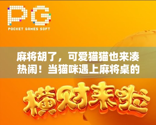 麻将胡了，可爱猫猫也来凑热闹！当猫咪遇上麻将桌的奇妙日常