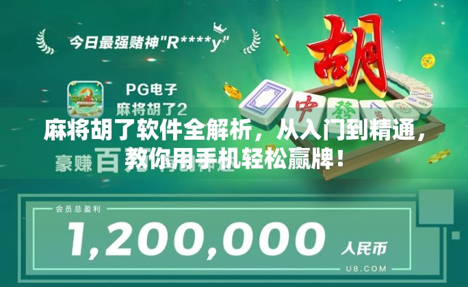 麻将胡了软件全解析，从入门到精通，教你用手机轻松赢牌！