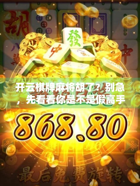 开云棋牌麻将胡了？别急，先看看你是不是假高手！