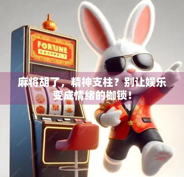 麻将胡了，精神支柱？别让娱乐变成情绪的枷锁！