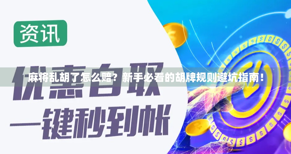 麻将乱胡了怎么赔？新手必看的胡牌规则避坑指南！