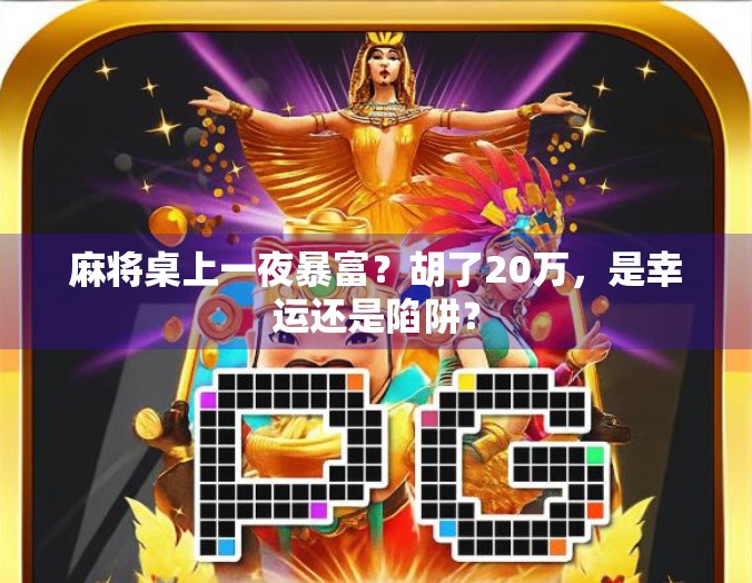 麻将桌上一夜暴富？胡了20万，是幸运还是陷阱？